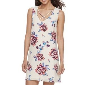 NWT Lily Rose Criss Cross Swing Dress